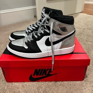 Jordan 1 Retro High Silver Toe